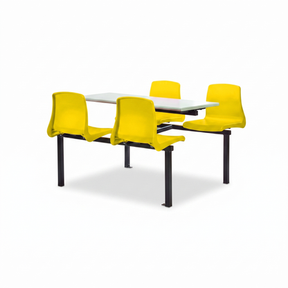 Four Seater Canteen Table & Chairs