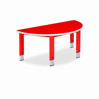 Height Adjustable Start Right Semi-Circular Table