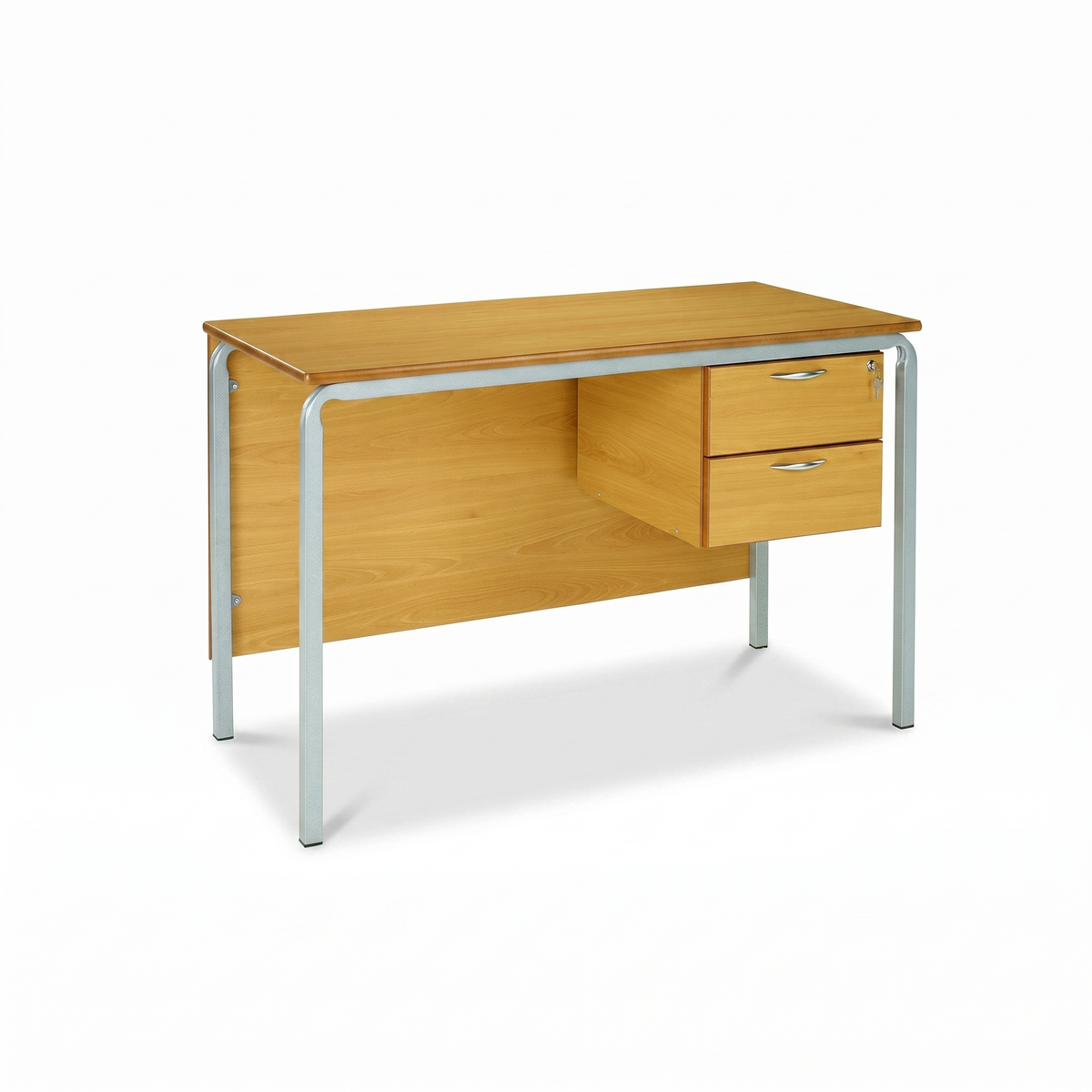 Crushed Bent Teachers Desk