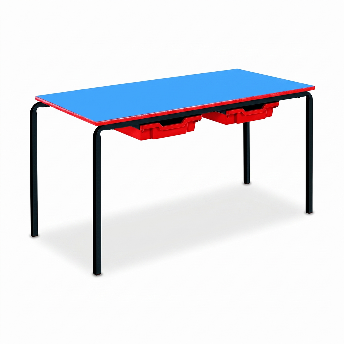 Crushed Bent Rectangular Tray Table