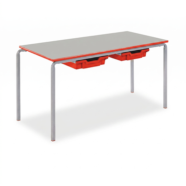 Crushed Bent Rectangular Tray Table
